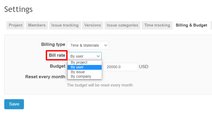Redmine Budgets plugin 8.png